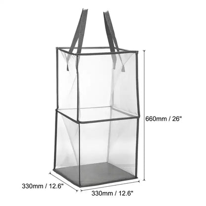 Panier à Linge en Maille de Nylon Portable avec Poignées Renforcées Unique Bargains