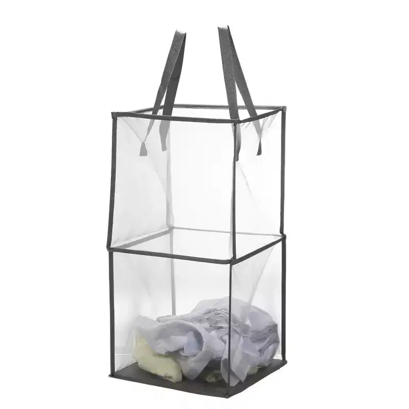 Panier à Linge en Maille de Nylon Portable avec Poignées Renforcées Unique Bargains
