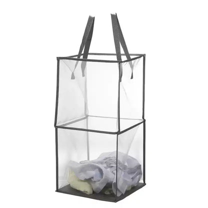 Panier à Linge en Maille de Nylon Portable avec Poignées Renforcées Unique Bargains