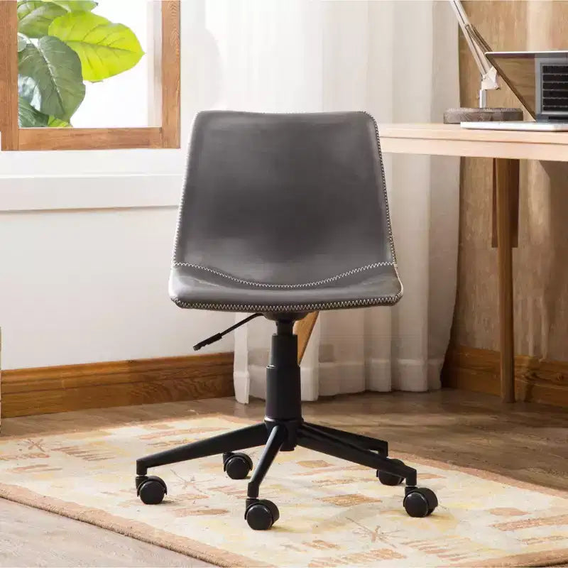 Chaise de Bureau en Cuir PU Vatros Chaise de Bureau Pivotante à 360 Degrés