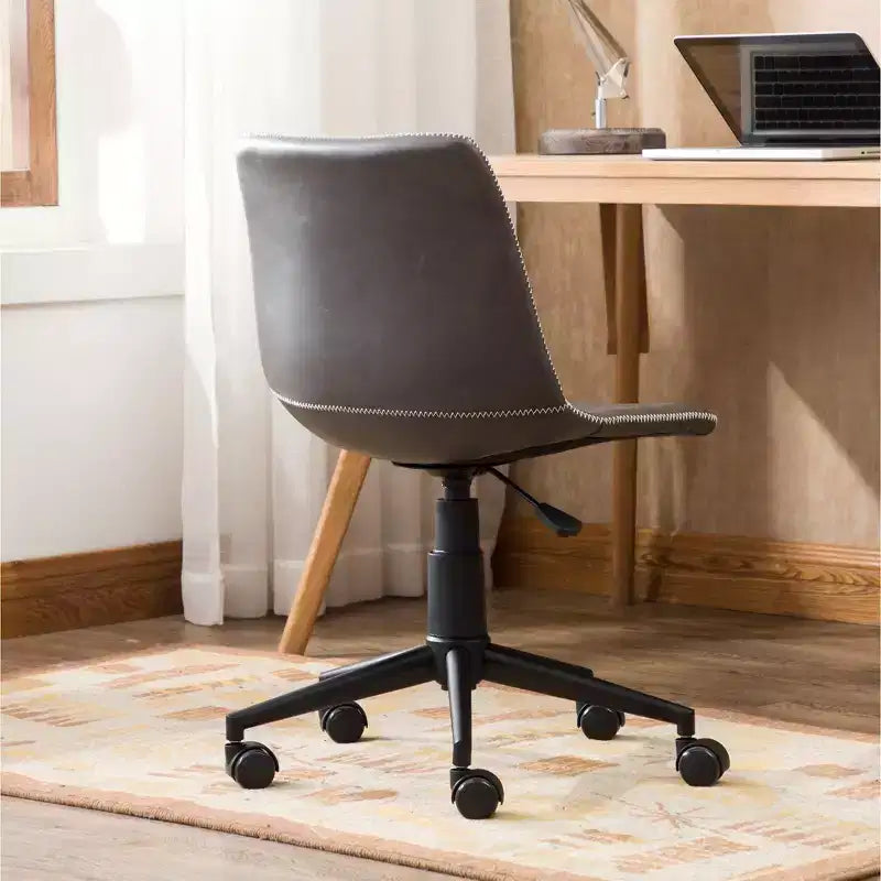 Chaise de Bureau en Cuir PU Vatros Chaise de Bureau Pivotante à 360 Degrés