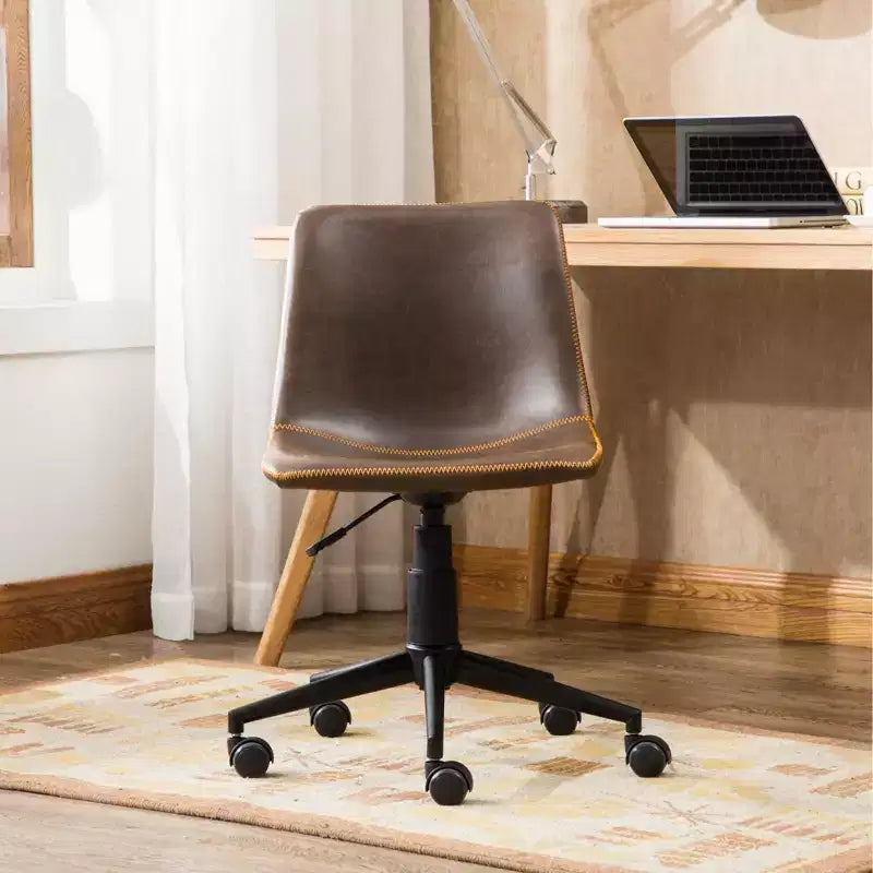 Chaise de Bureau en Cuir PU Vatros Chaise de Bureau Pivotante à 360 Degrés