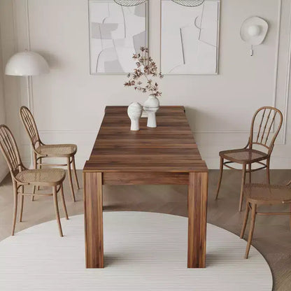 CLIHOME 118.11 Grande Table Console Extensible Multifonctionnelle, Table à Manger pour 5 à 8 Personnes