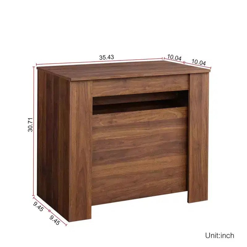 CLIHOME 118.11 Grande Table Console Extensible Multifonctionnelle, Table à Manger pour 5 à 8 Personnes