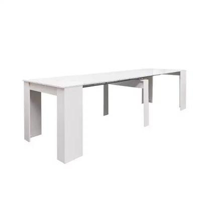 CLIHOME 118.11 Grande Table Console Extensible Multifonctionnelle, Table à Manger pour 5 à 8 Personnes