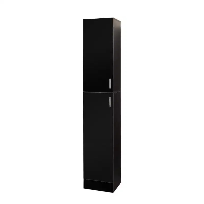 CLIHOME 2 Doors Freestanding Decorative Storage Cabinets with Adjustable Shelves
