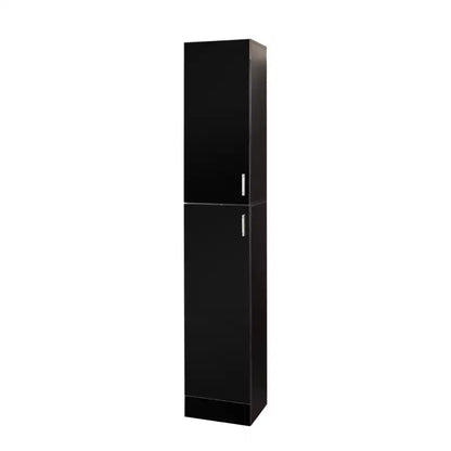 CLIHOME 2 Doors Freestanding Decorative Storage Cabinets with Adjustable Shelves