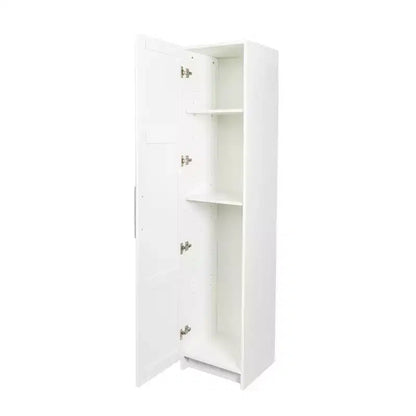 CLIHOME Tall 3-Tier Stackable Wall Mounted Storage Cabinet With Adjustable Shelves
