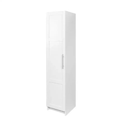 CLIHOME Tall 3-Tier Stackable Wall Mounted Storage Cabinet With Adjustable Shelves