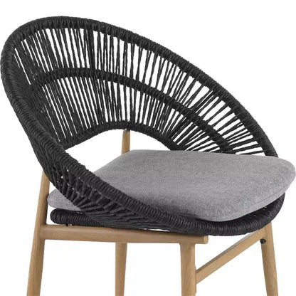 Christopher Knight Home Corey 7 Piece Rustic Outdoor Rattan, Metal and Acacia Wood Dining Set