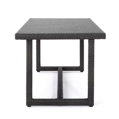 Christopher Knight Home Westley Outdoor Wicker 7 Piece Dining Set with Cushion