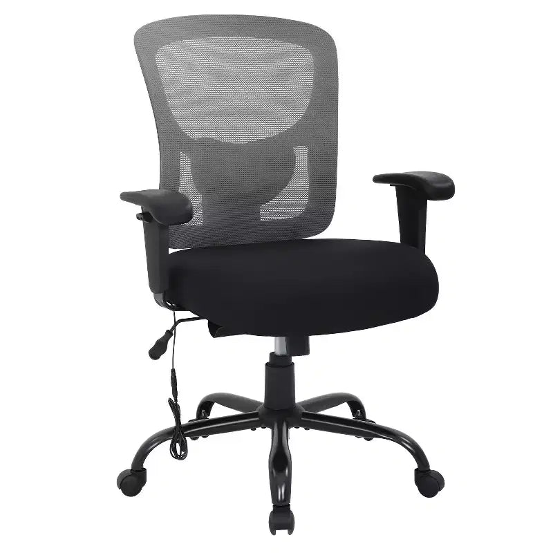 BestMassage Ergonomic Big and Tall Office Chair 400lbs Mesh Desk Chair for Heavy People