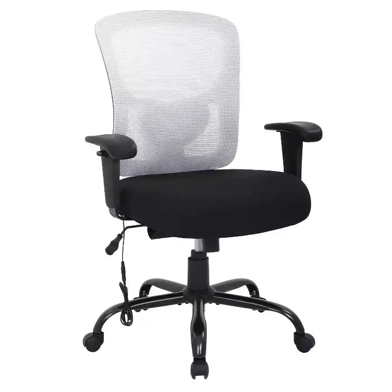 BestMassage Ergonomic Big and Tall Office Chair 400lbs Mesh Desk Chair for Heavy People