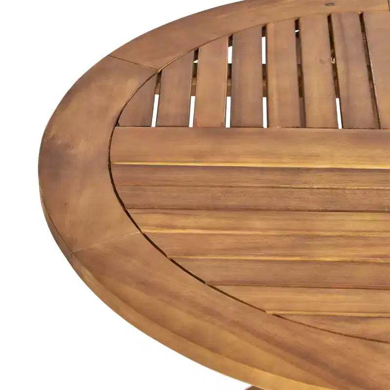 Ensemble de salle à manger 7 pièces Christopher Knight Home Arletta en maille et bois d'acacia