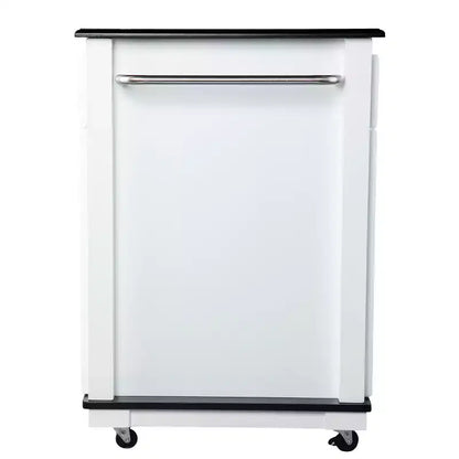 Muxlow Rolling Kitchen Island with Storage - White - SEI