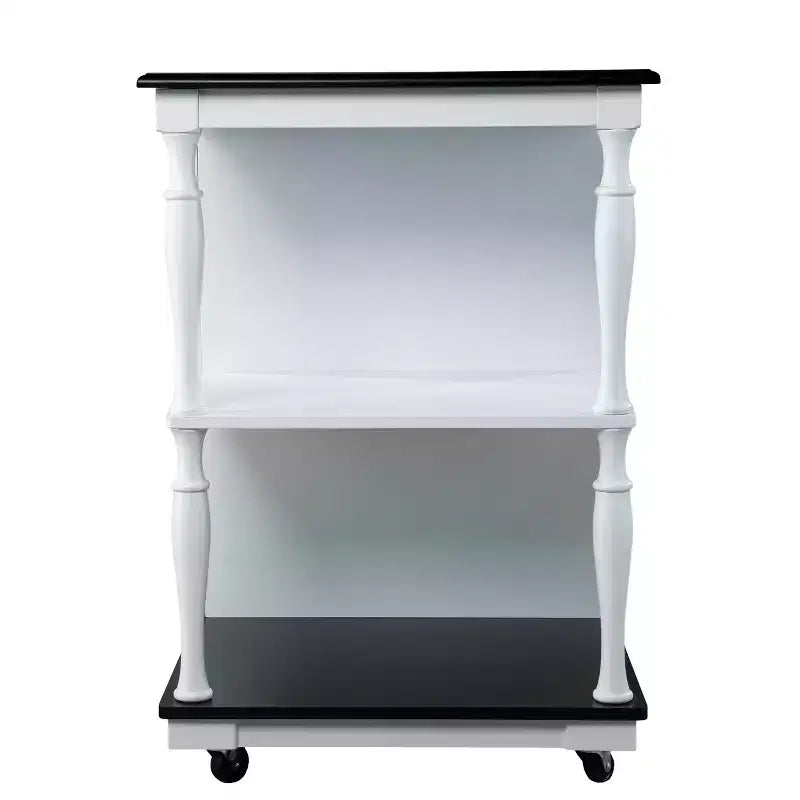 Muxlow Rolling Kitchen Island with Storage - White - SEI