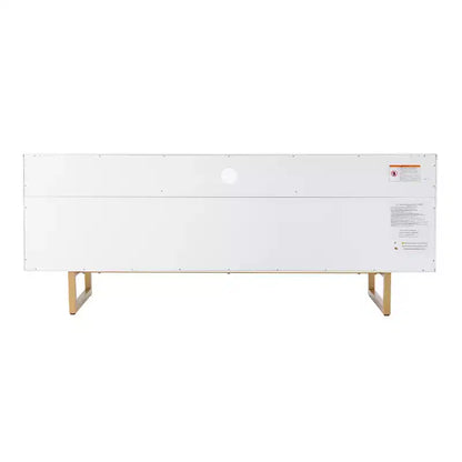 Mursley Media Cabinet with Storage - White - SEI