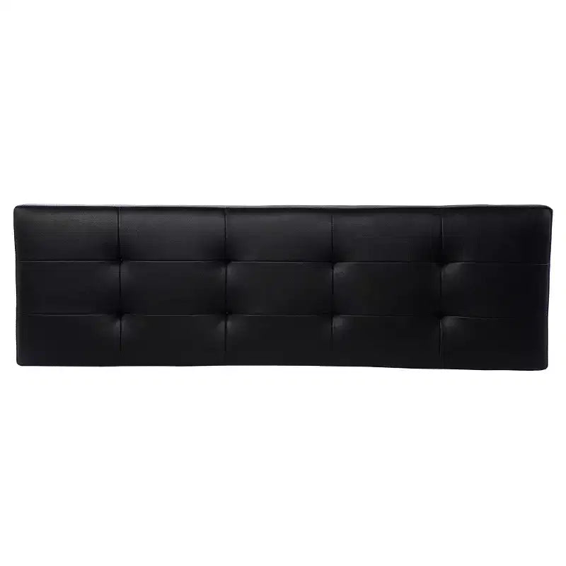 Clairvoix Upholstered Entryway Bench - Black - SEI