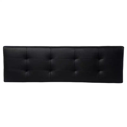 Clairvoix Upholstered Entryway Bench - Black - SEI