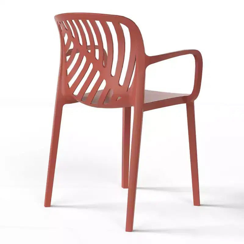 Ensemble de salle à manger d'extérieur WestinTrends Playa 5 pièces avec table carrée en résine et chaises de salle à manger de terrasse modernes empilables
