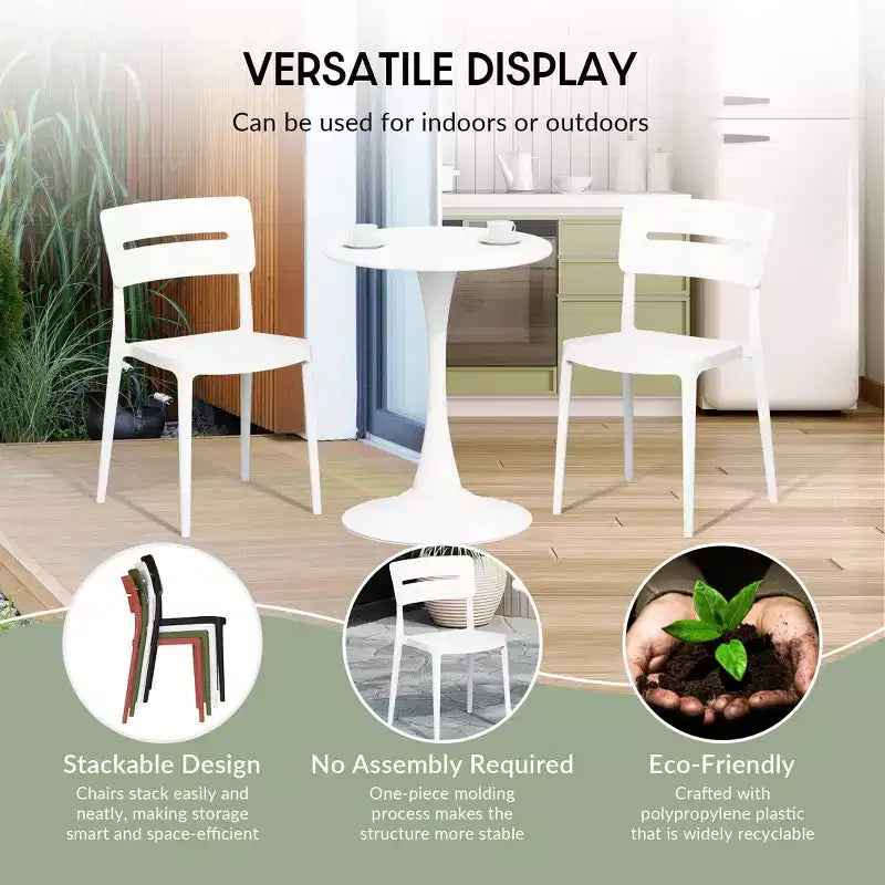 WestinTrends Playa 7-Piece Outdoor Rectangular Metal Patio Dining Table Set With Stackable Patio Chairs