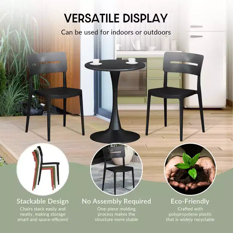 WestinTrends Playa 7-Piece Outdoor Rectangular Metal Patio Dining Table Set With Stackable Patio Chairs