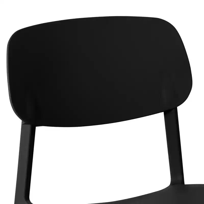 Ensemble de salle à manger d'extérieur rectangulaire en métal 7 pièces WestinTrends Playa avec chaises d'appoint empilables de style moderne du milieu du siècle