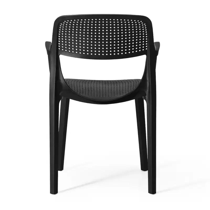 WestinTrends Playa 7-Piece Outdoor Rectangular Metal Patio Dining Table Set With Stackable Patio Dining Chairs