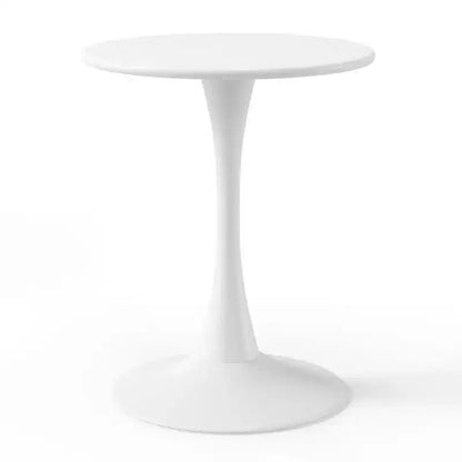 WestinTrends Playa Ensemble de table à manger d'extérieur 3 pièces en métal et chaises de patio empilables en résine
