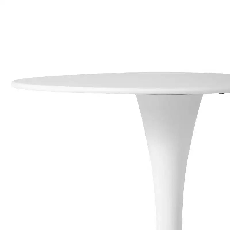 WestinTrends Playa Ensemble de table à manger d'extérieur 3 pièces en métal et chaises de patio empilables en résine