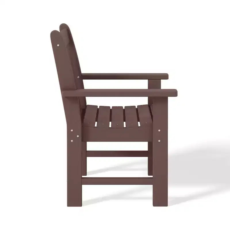 WestinTrends Malibu 5-Piece HDPE Outdoor Patio Chair and Round Table Dining Set