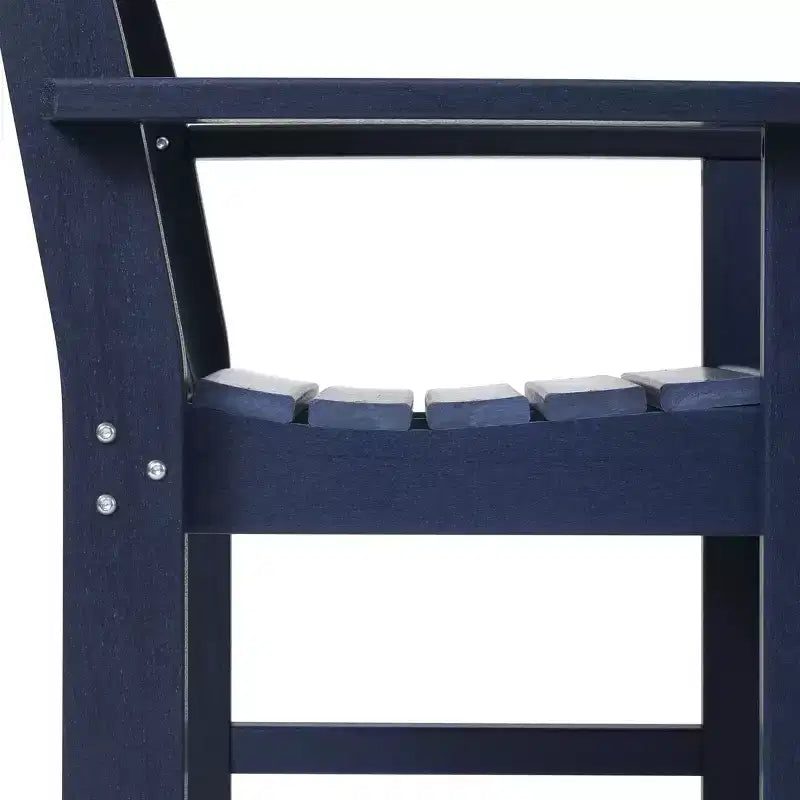 WestinTrends Malibu 5-Piece HDPE Outdoor Patio Chair and Round Table Dining Set