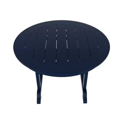 WestinTrends Malibu 5-Piece HDPE Outdoor Patio Chair and Round Table Dining Set