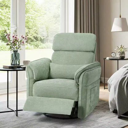 Fauteuil inclinable pivotant et coulissant EROMMY avec appuis-tête et accoudoirs réglables