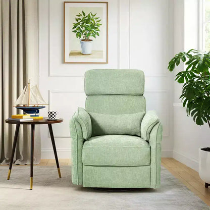 Fauteuil inclinable pivotant et coulissant EROMMY avec appuis-tête et accoudoirs réglables