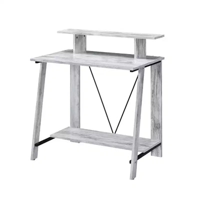Bureau de travail HomeRoots 32 blanc vieilli