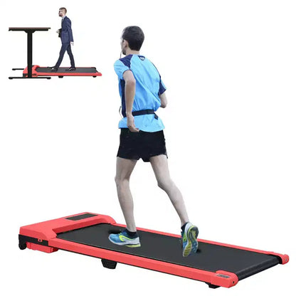 NAYSAYE Walking Pad Spacious Running Area 220 lbs Weight Capacity for Home or Office Workouts, Red, 47.64*19.09*4.92