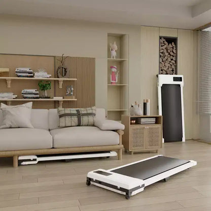 NAYSAYE Walking Pad Spacious Running Area 220 lbs Weight Capacity for Home or Office Workouts, White, 47.64*19.09*4.92