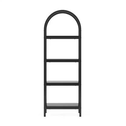 MAYEERTY 4-Tier Wooden Open Shelf Bookcase for Books Plants Decor Storage
