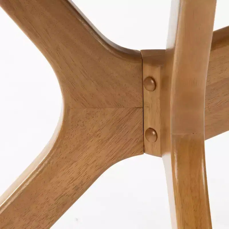 Plank+Beam 62 Verso Oval Dining Table for 4, Solid Wood Kitchen Table for Dinner Room