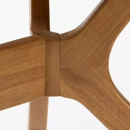 Plank+Beam 62 Verso Oval Dining Table for 4, Solid Wood Kitchen Table for Dinner Room