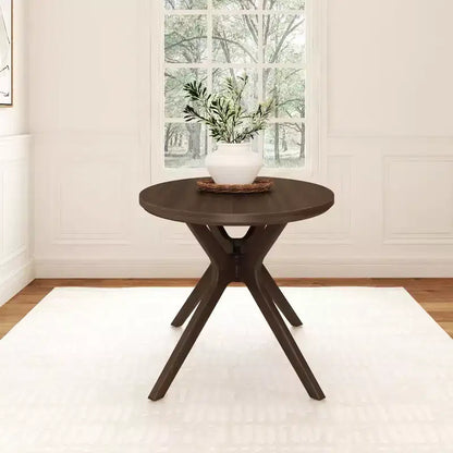 Plank+Beam 62 Verso Oval Dining Table for 4, Solid Wood Kitchen Table for Dinner Room
