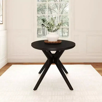 Plank+Beam 62 Verso Oval Dining Table for 4, Solid Wood Kitchen Table for Dinner Room