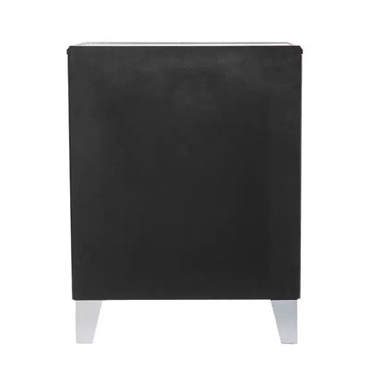 Cresheim Mirrored End Table with Drawers - Silver - SEI