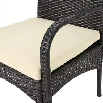 Christopher Knight Home Elmar Ensemble de salle à manger extensible 7 pièces en bois d'acacia et osier