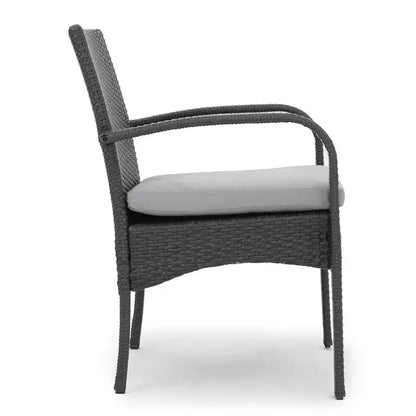 Christopher Knight Home Elmar Ensemble de salle à manger extensible 7 pièces en bois d'acacia et osier