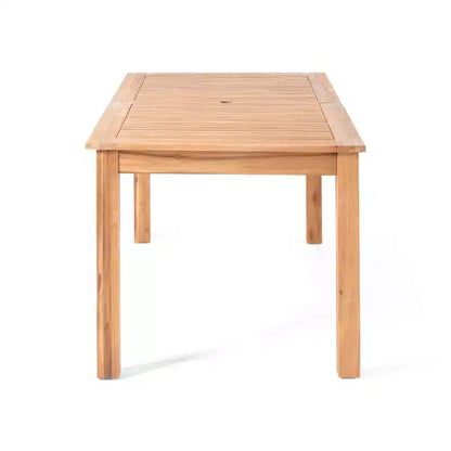 Christopher Knight Home Elmar Ensemble de salle à manger extensible 7 pièces en bois d'acacia et osier