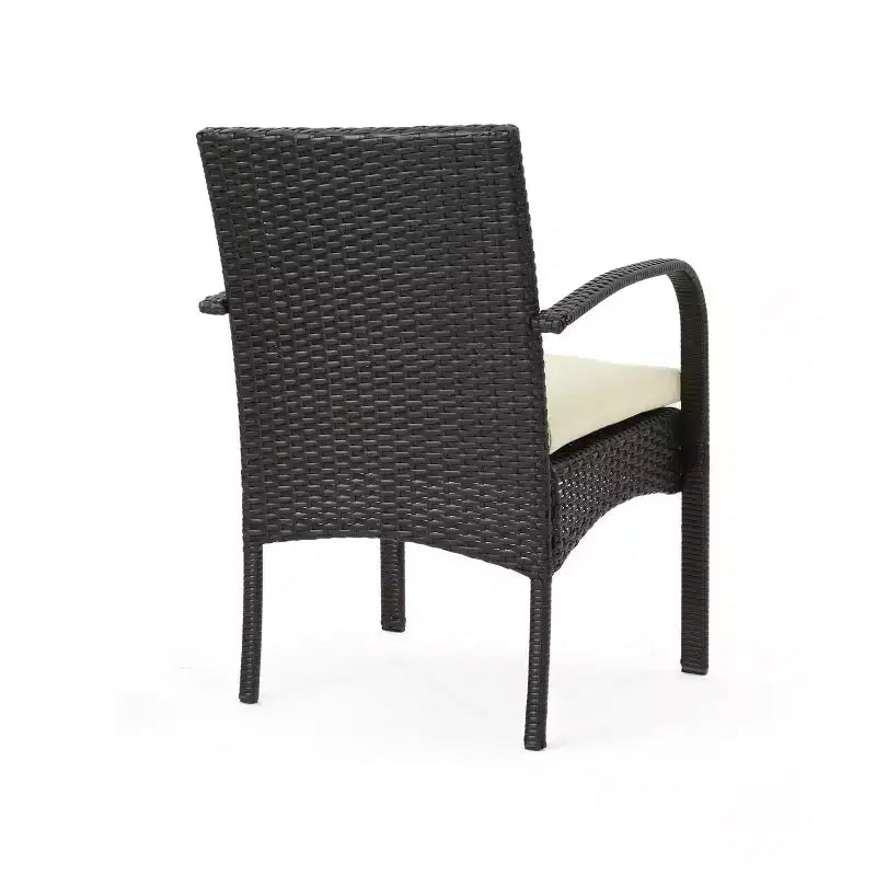 Christopher Knight Home Elmar Ensemble de salle à manger extensible 7 pièces en bois d'acacia et osier