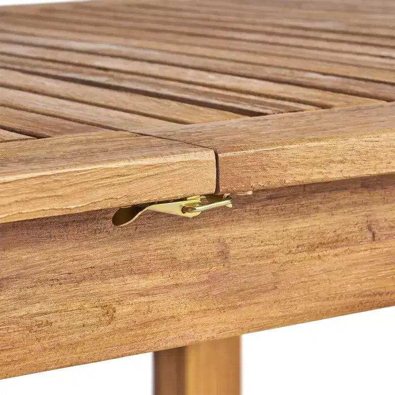 Christopher Knight Home Elmar Ensemble de salle à manger extensible 7 pièces en bois d'acacia et osier