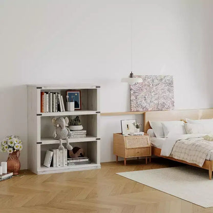 Étagère à 3 niveaux, bibliothèque en bois sur pied, organisateur de rangement, étagère de présentation, pour l'affichage de livres et de décorations d'intérieur